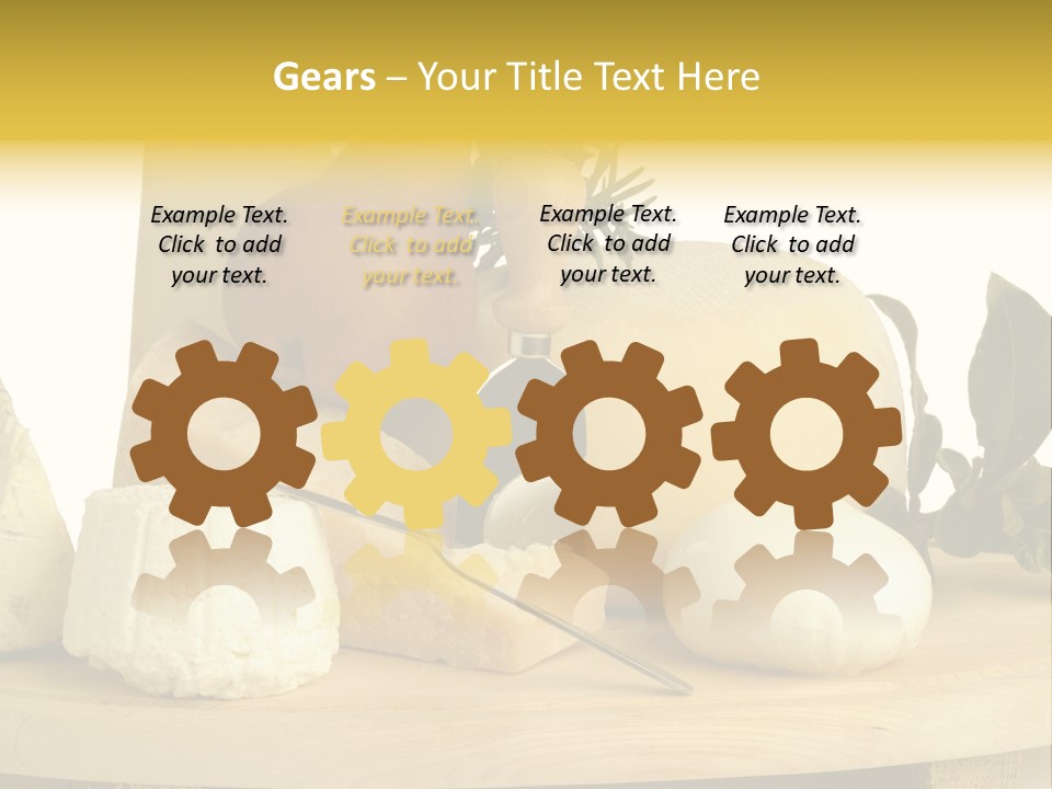 Grana Gorgonzola Pera PowerPoint Template