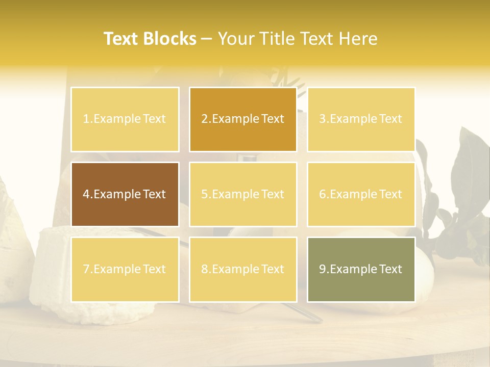 Grana Gorgonzola Pera PowerPoint Template