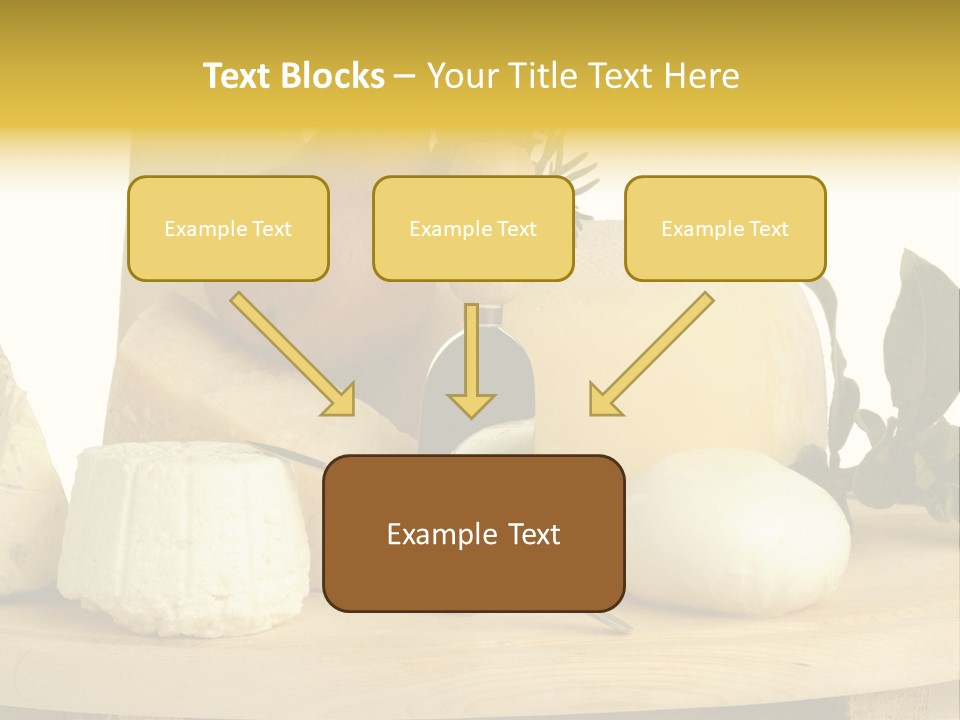 Grana Gorgonzola Pera PowerPoint Template