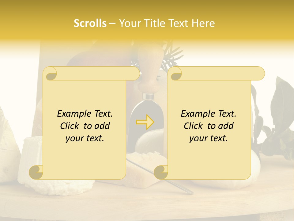Grana Gorgonzola Pera PowerPoint Template