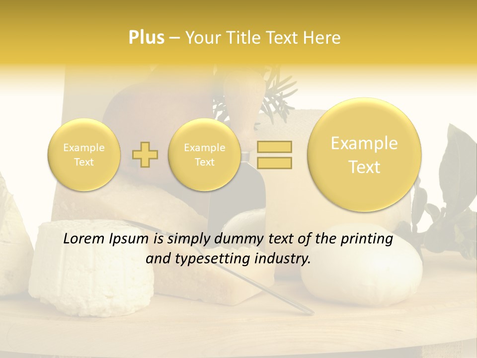 Grana Gorgonzola Pera PowerPoint Template