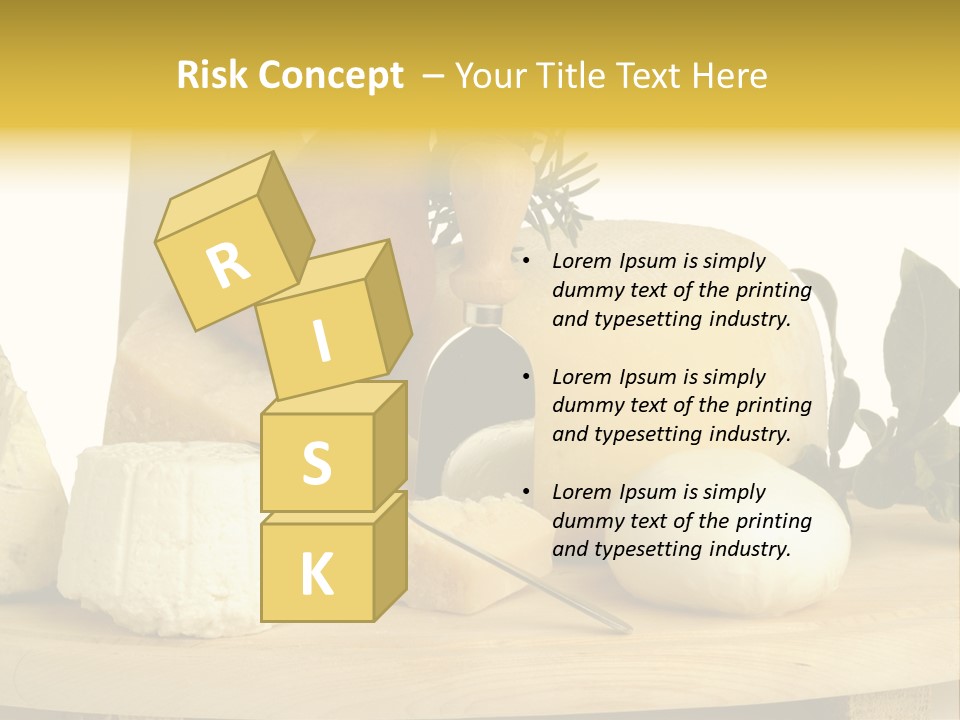 Grana Gorgonzola Pera PowerPoint Template