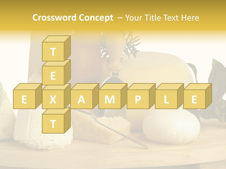 Grana Gorgonzola Pera PowerPoint Template