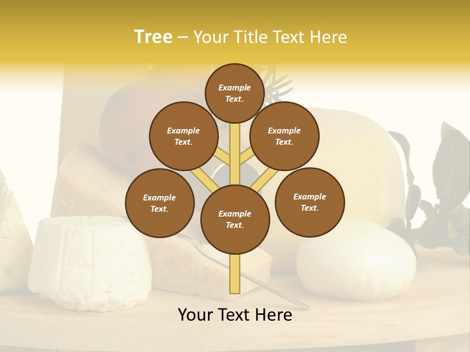 Grana Gorgonzola Pera PowerPoint Template