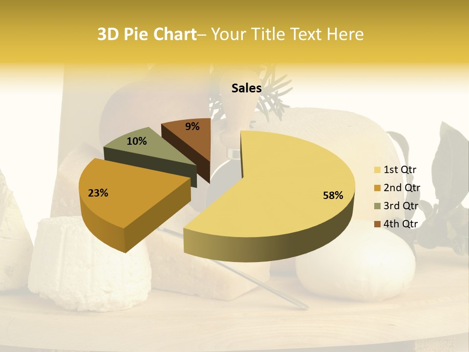 Grana Gorgonzola Pera PowerPoint Template