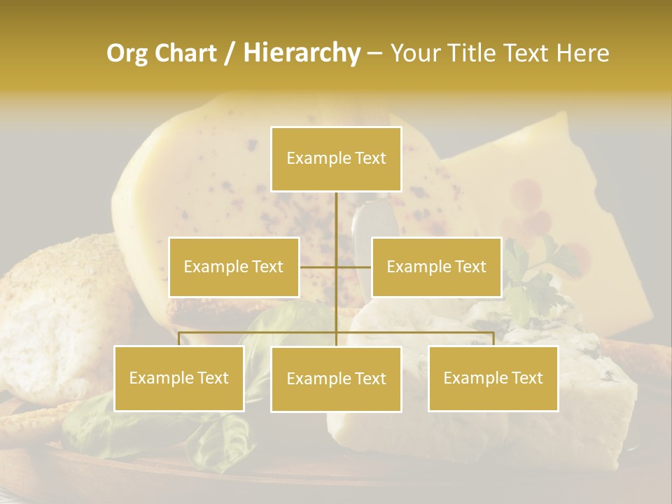 Queijo Ervas Produto PowerPoint Template