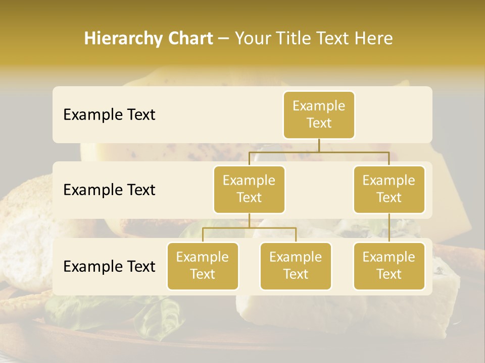 Queijo Ervas Produto PowerPoint Template