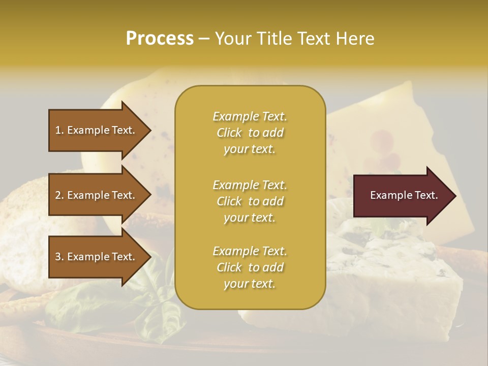 Queijo Ervas Produto PowerPoint Template