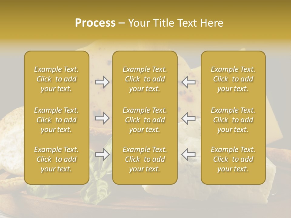 Queijo Ervas Produto PowerPoint Template