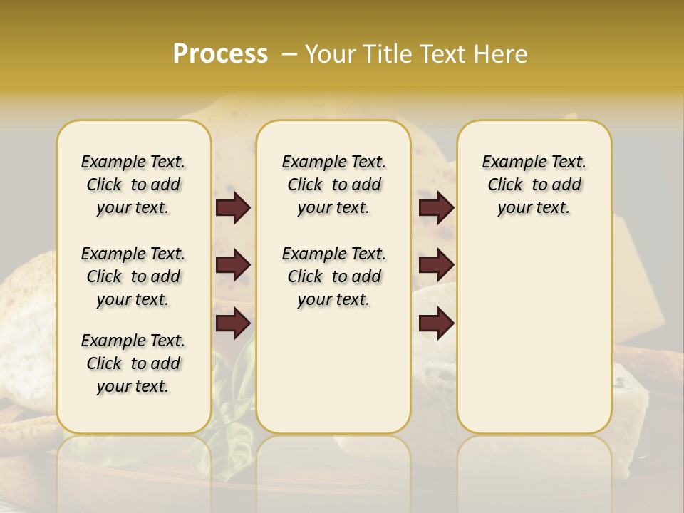 Queijo Ervas Produto PowerPoint Template