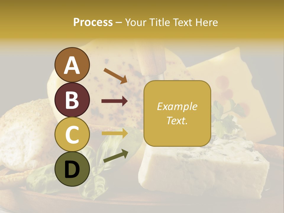 Queijo Ervas Produto PowerPoint Template