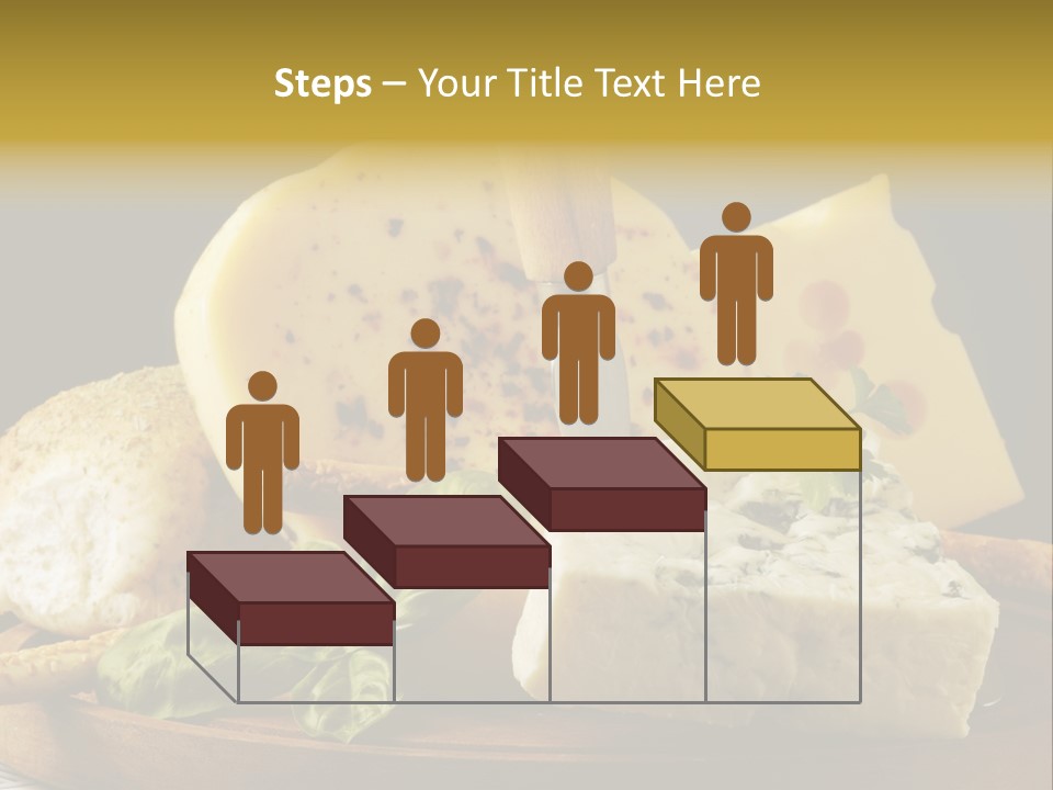 Queijo Ervas Produto PowerPoint Template