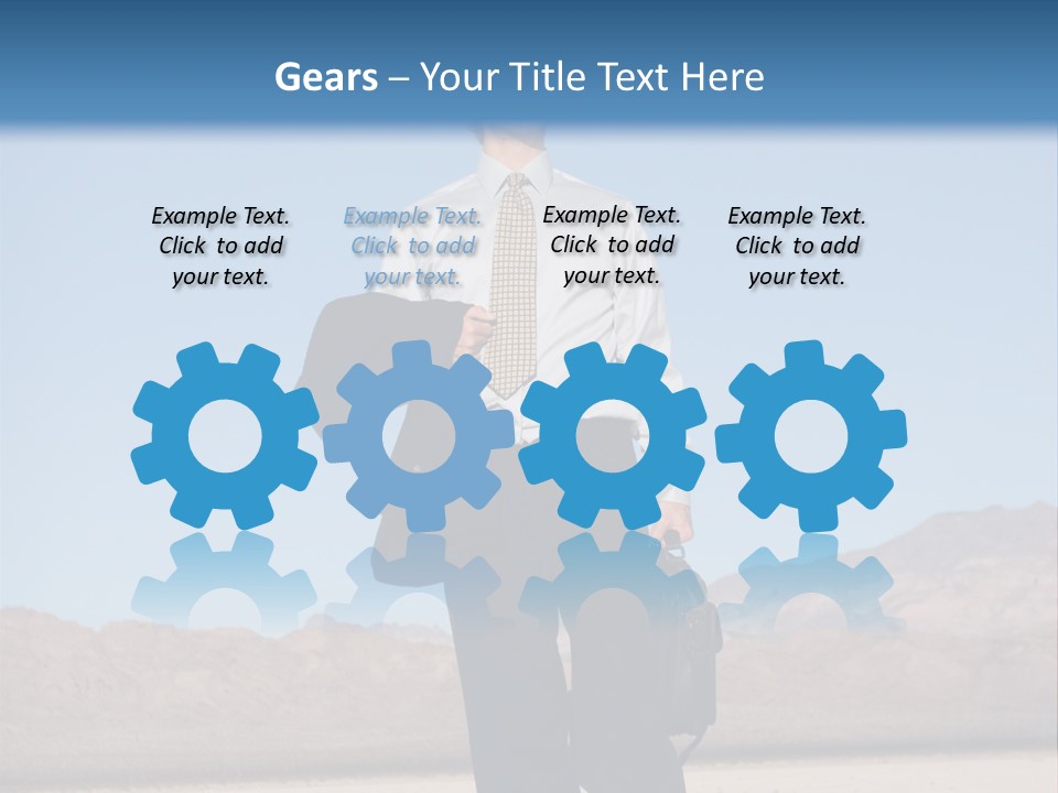 Corporate Suit Vision PowerPoint Template