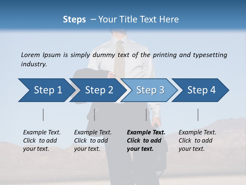 Corporate Suit Vision PowerPoint Template