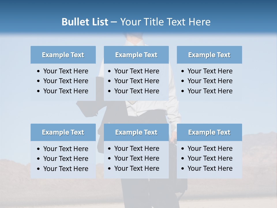 Corporate Suit Vision PowerPoint Template