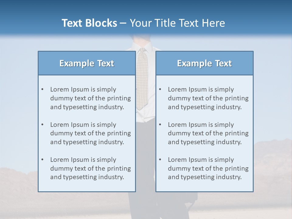 Corporate Suit Vision PowerPoint Template