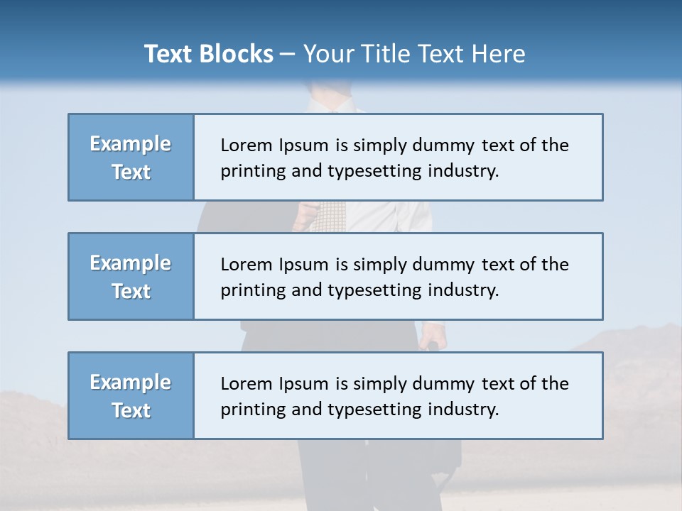 Corporate Suit Vision PowerPoint Template