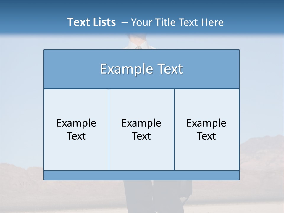 Corporate Suit Vision PowerPoint Template