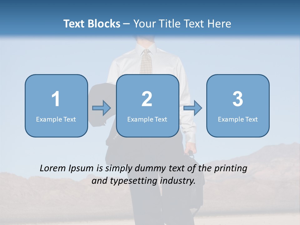 Corporate Suit Vision PowerPoint Template