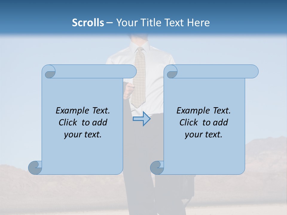 Corporate Suit Vision PowerPoint Template