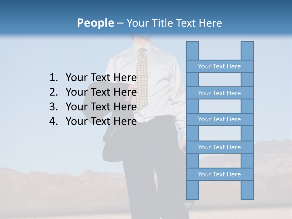Corporate Suit Vision PowerPoint Template