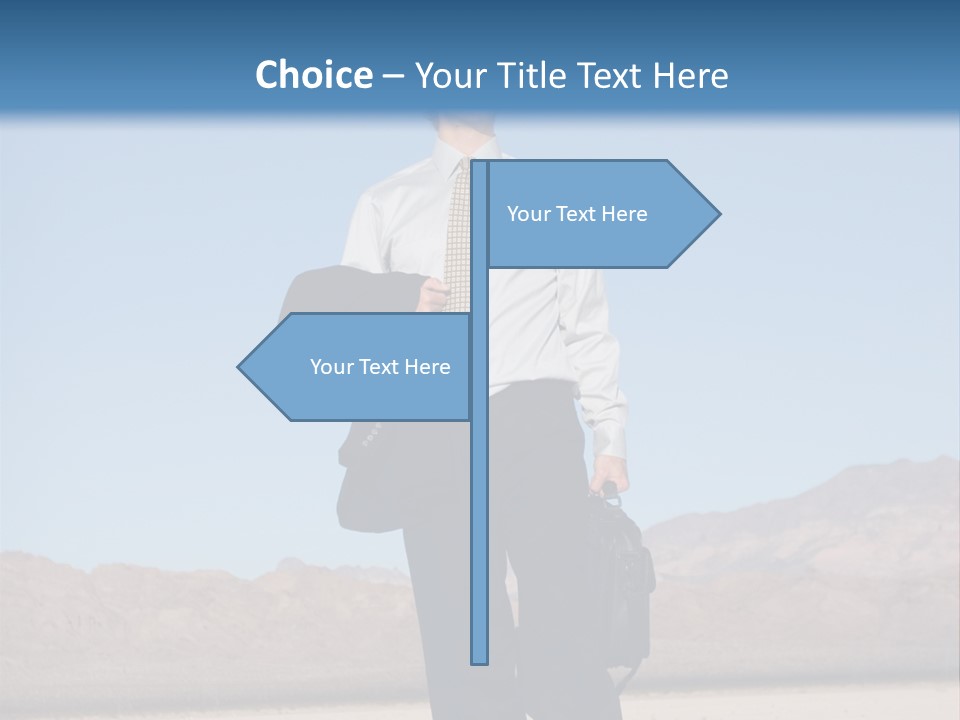 Corporate Suit Vision PowerPoint Template