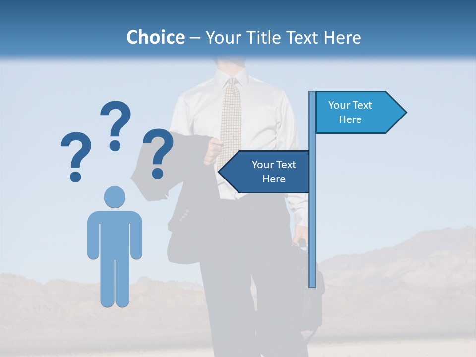 Corporate Suit Vision PowerPoint Template