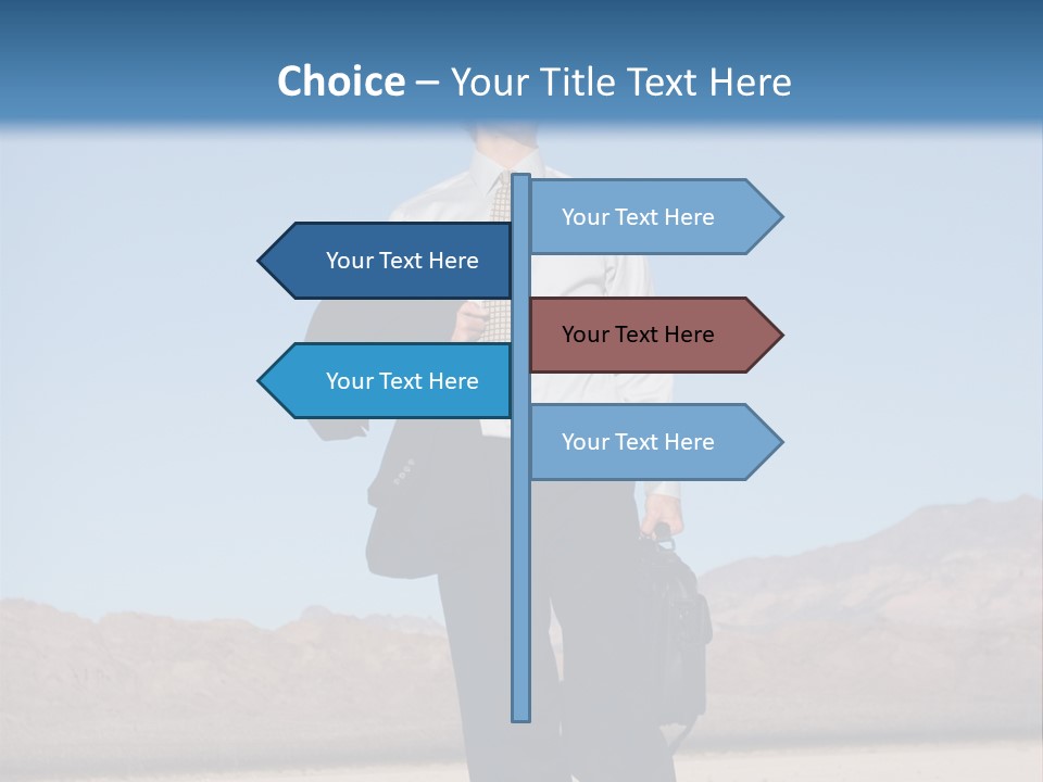 Corporate Suit Vision PowerPoint Template