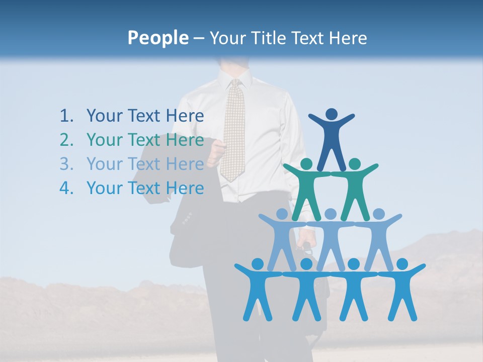 Corporate Suit Vision PowerPoint Template