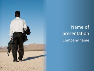 Blue Sky Leader Vision PowerPoint Template