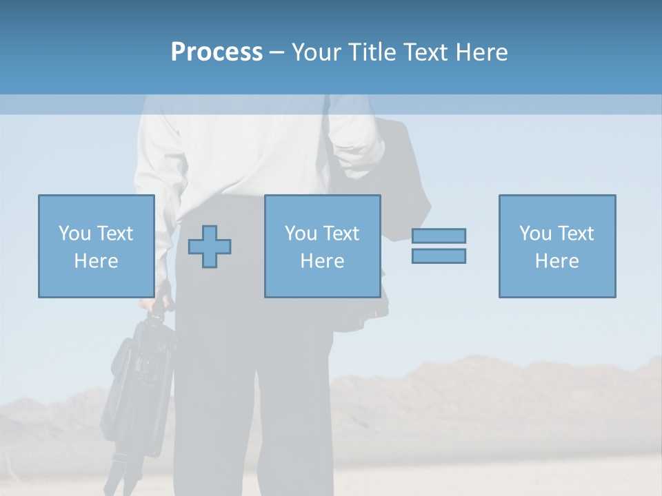 Blue Sky Leader Vision PowerPoint Template