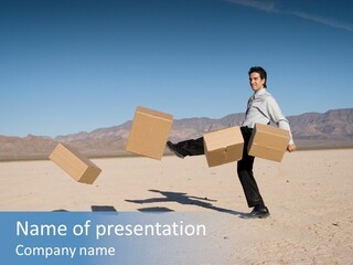 Blue Sky Professional Anger PowerPoint Template