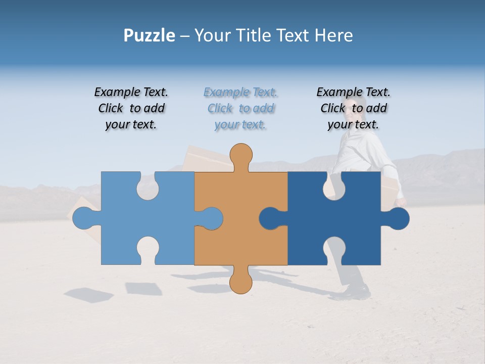 Blue Sky Professional Anger PowerPoint Template