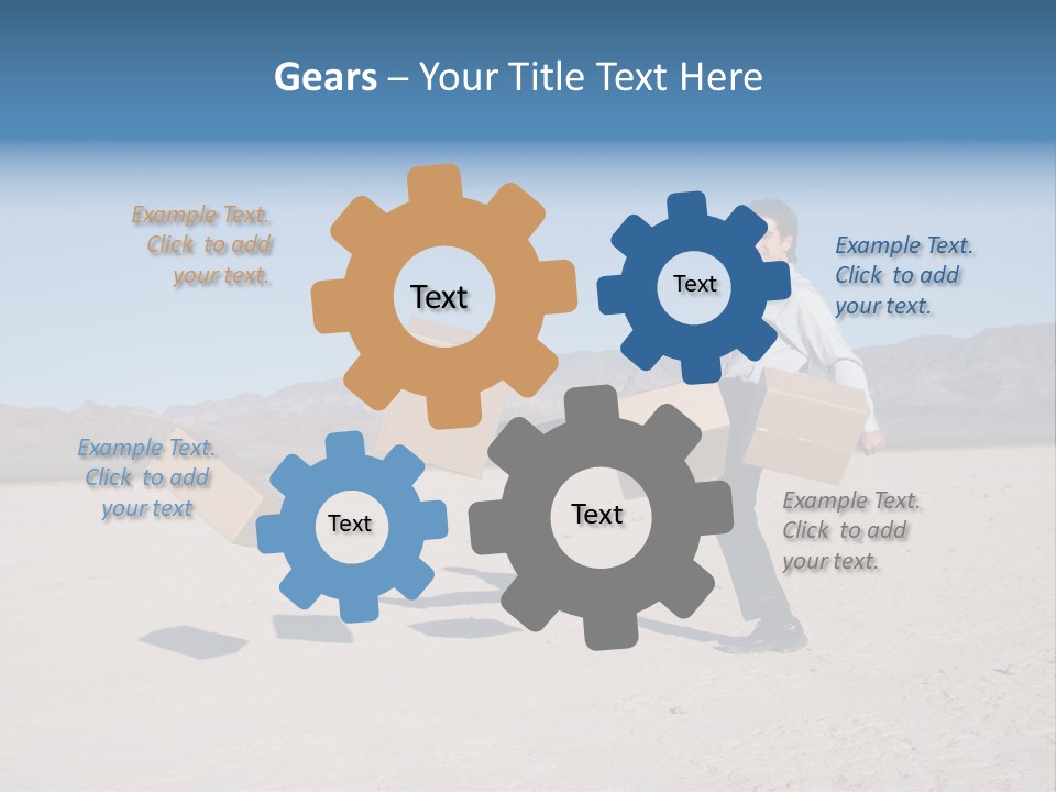 Blue Sky Professional Anger PowerPoint Template