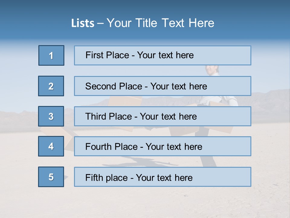 Blue Sky Professional Anger PowerPoint Template