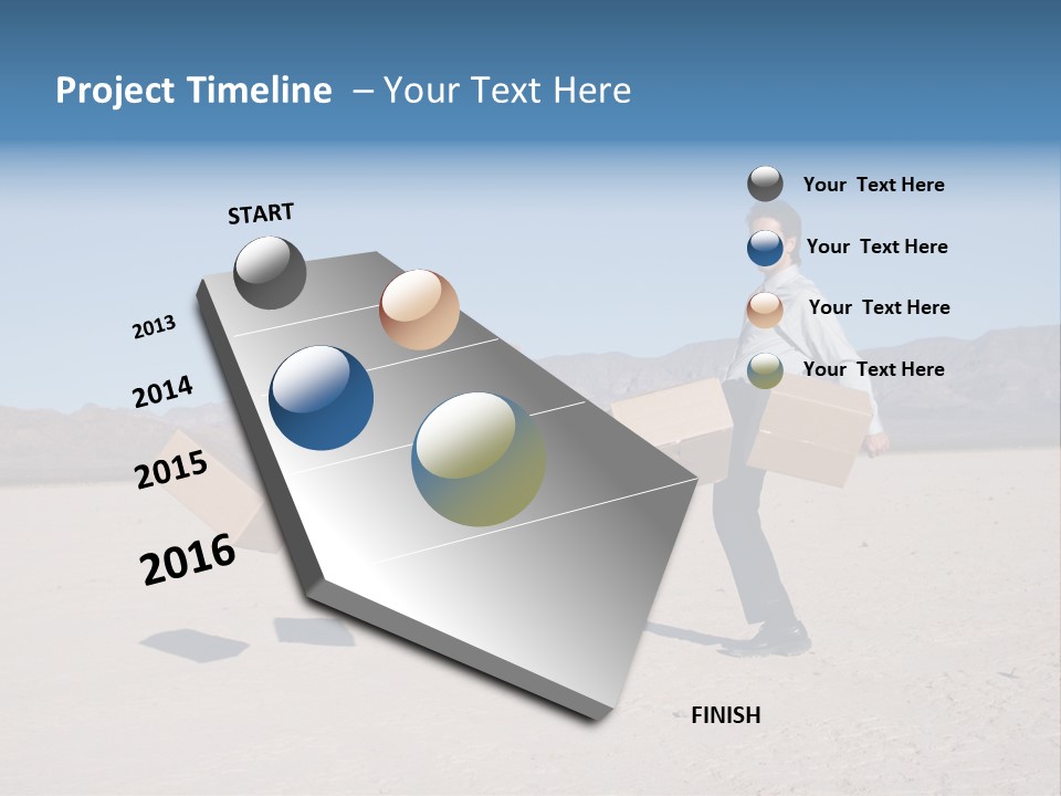 Blue Sky Professional Anger PowerPoint Template