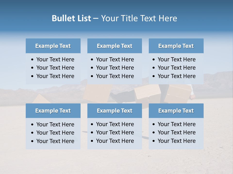 Blue Sky Professional Anger PowerPoint Template