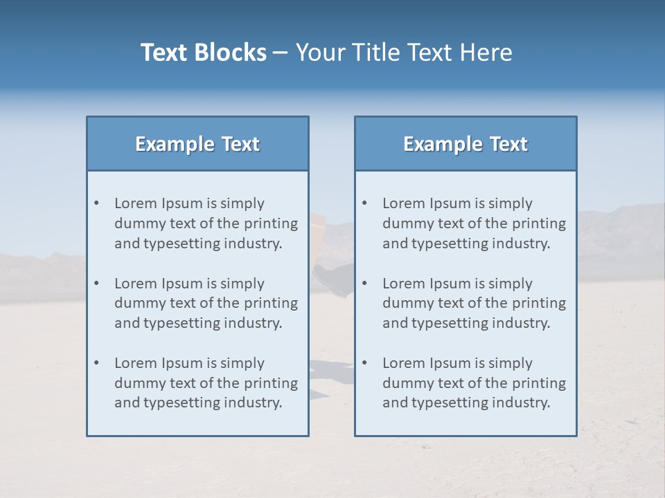 Blue Sky Professional Anger PowerPoint Template