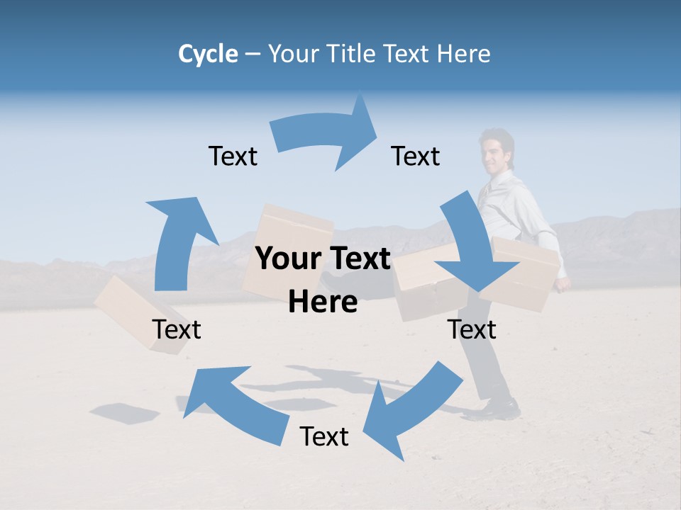 Blue Sky Professional Anger PowerPoint Template