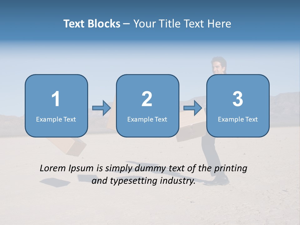 Blue Sky Professional Anger PowerPoint Template