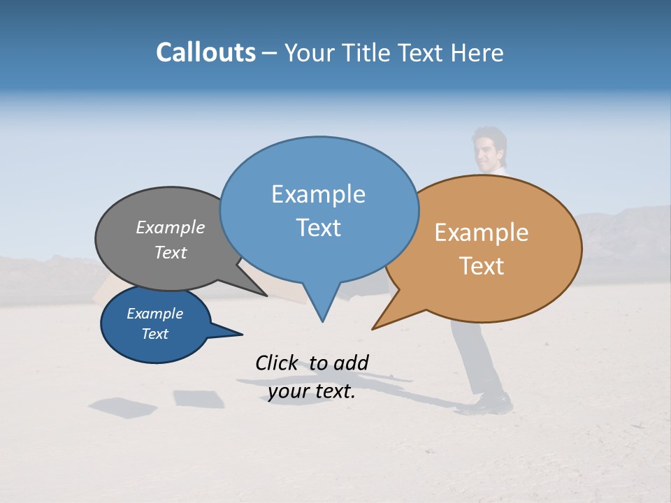 Blue Sky Professional Anger PowerPoint Template