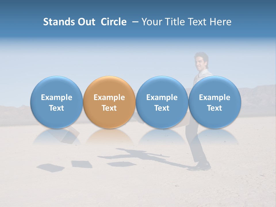 Blue Sky Professional Anger PowerPoint Template