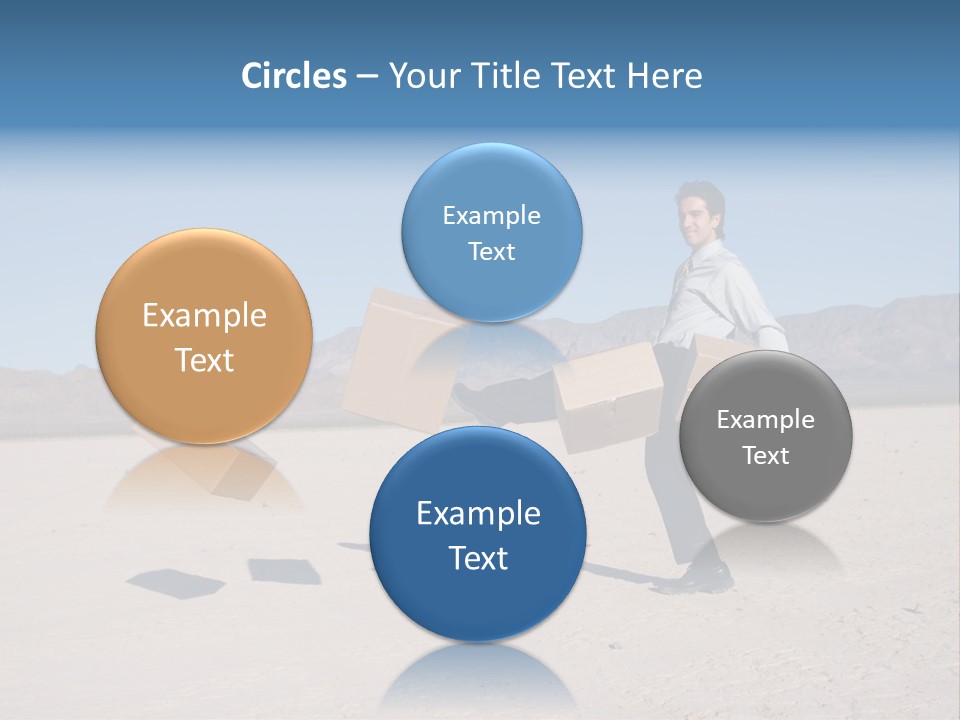 Blue Sky Professional Anger PowerPoint Template