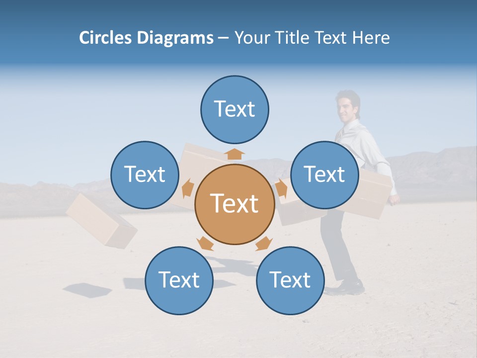 Blue Sky Professional Anger PowerPoint Template