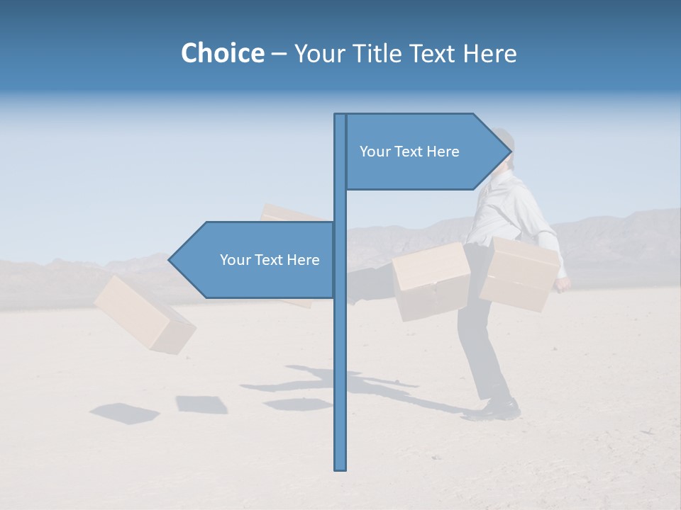 Blue Sky Professional Anger PowerPoint Template