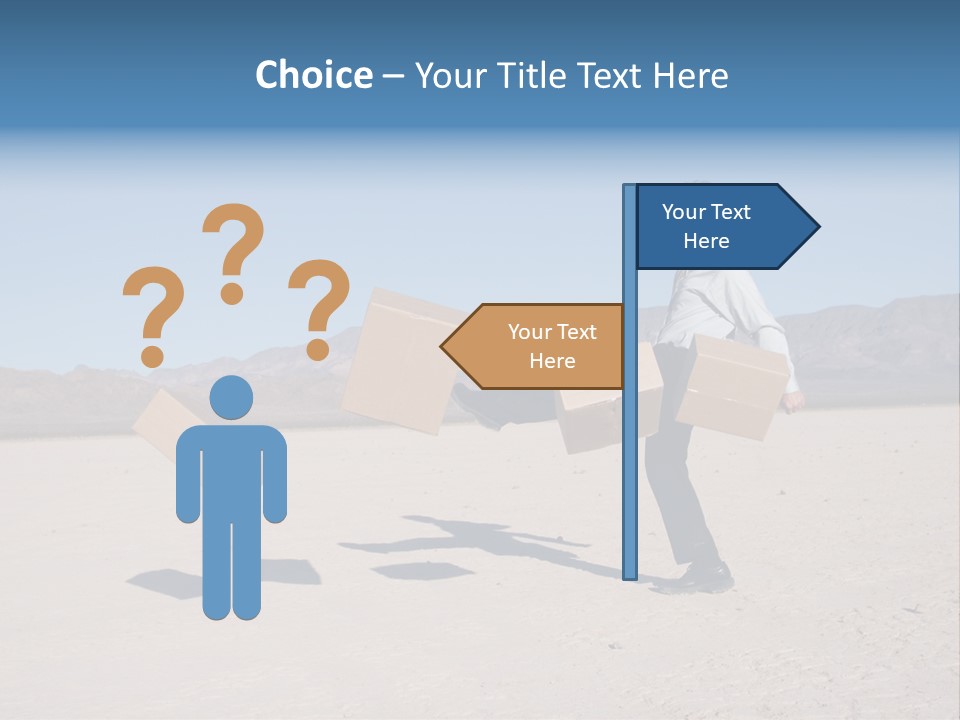 Blue Sky Professional Anger PowerPoint Template