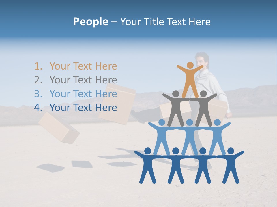 Blue Sky Professional Anger PowerPoint Template