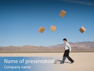 Nature Manager Cardboard PowerPoint Template