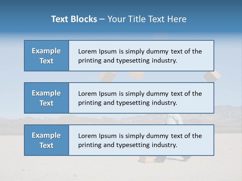 Nature Manager Cardboard PowerPoint Template