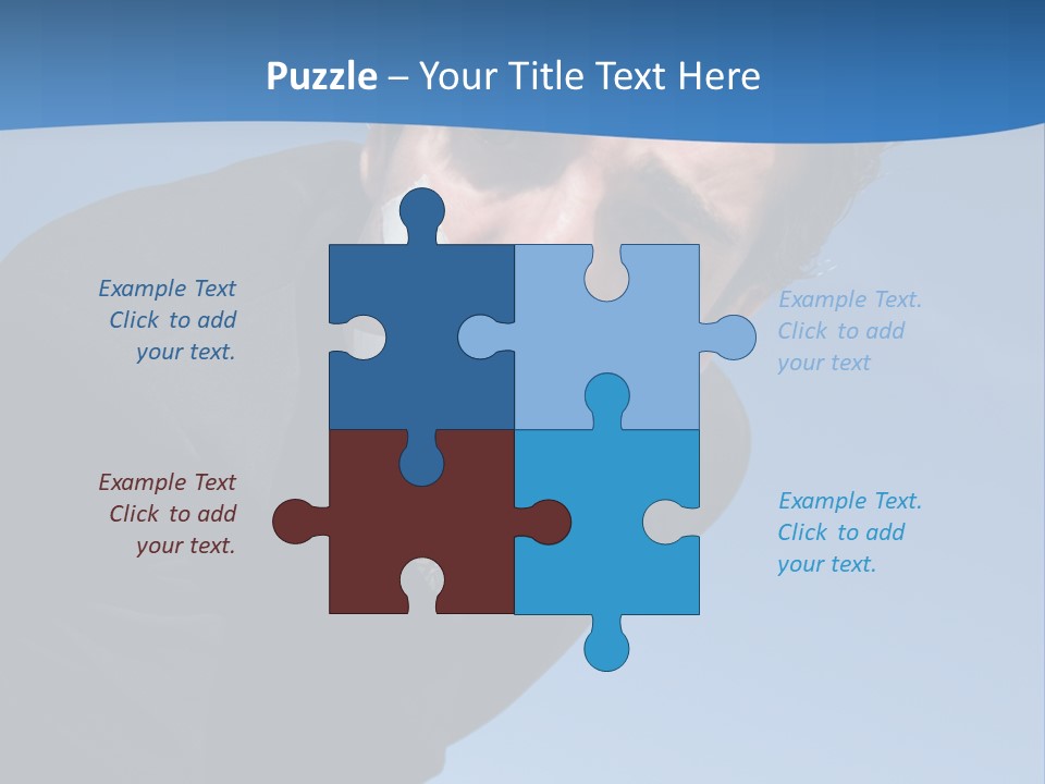 Tie Silent Ceo PowerPoint Template